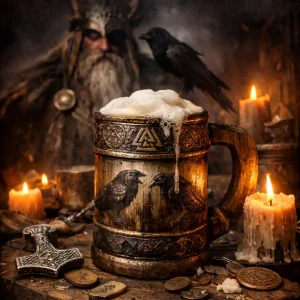Opfergabe an Odin – Krug Met für die Götter